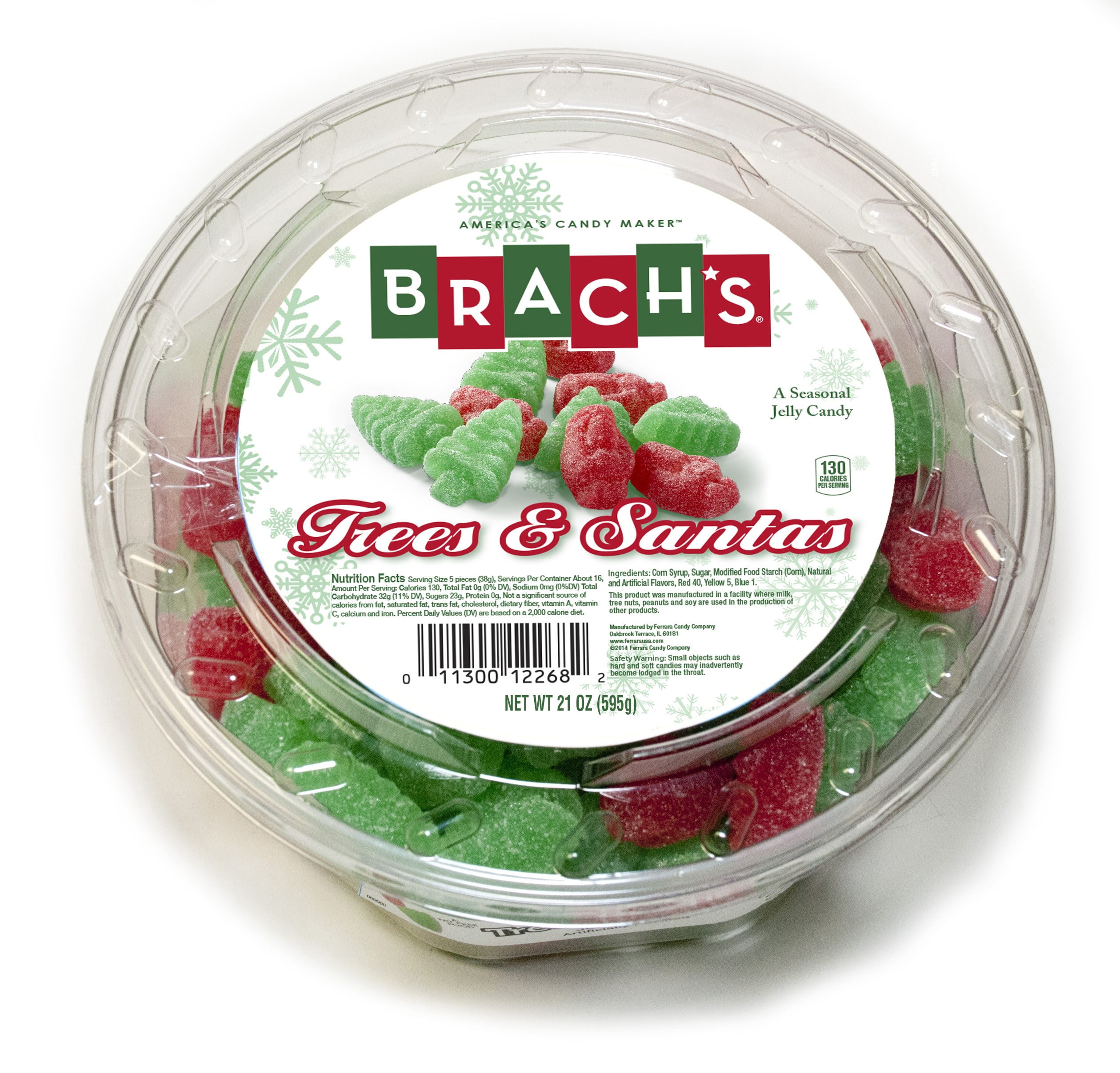 Brach's, Jellies Trees & Santas Christmas Candy, 21 Oz