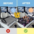 thumbnail image 5 of Aplkyhs Colorful Butterfly Ezgo Golf Cart Seat Covers 2 Passenger Lightweight Golf Blanket for 2-Person Club Car Seats Keeps Seat Warm and Comfortable, 5 of 7