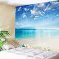thumbnail image 2 of Toalla de baño con t 3D creativo para colgar en la pared para exteriores/interiores con vistas al . METRO Zulema Tapiz colgante de pared 3D, 2 of 8