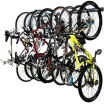 BLAT Bike Wall Storage Rack Holds 8 Bicycles | Heavy-Duty Garage Hanger