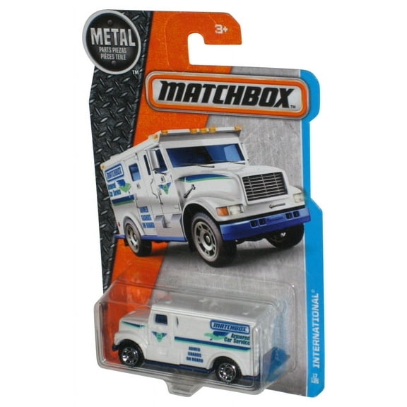Matchbox Adventure City (2016) White International Toy Truck 17/125