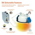 thumbnail image 4 of HALO RA 4-Inch Canless LED Recessed Downlight with Adjustable Gimbal, Selectable Lumens and Color Temperatures, Dim-to-Warm - RA6LS9FSD2W1EWHDM, 4 of 9