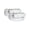 White, variant on CTM® Leather 1 1/8 Inch Dress Belt (Pack of 2) (Women's)