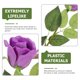 thumbnail image 3 of YSNOOWE 10Ud Ramo Decorativo De Rosas Falsas Moradas Para Eventos Y Del Hogar, 3 of 6