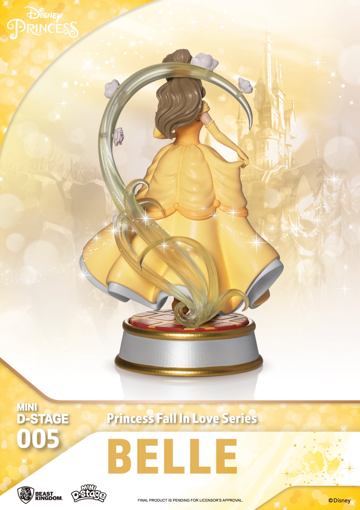 Princess Fall In Love Series-Belle (Mini Diorama Stage)