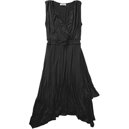 Women's Jersey Dress with Handkerchief Hem