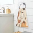 thumbnail image 3 of Yayeee 2 Pack Hand Towels for Bathroom 100% Cotton 16" x 28" Soft Absorbent Kitchen Towel, Fall Book, 3 of 7