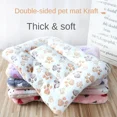 thumbnail image 5 of Alfombrilla de doble cara para mascotas, cama corta de felpa para dormir para gatos, perros pequeños, linda manta para mascotas, cojín cálido para gatitos, sofá cama para gatos, 5 of 5