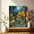 thumbnail image 6 of Golden Fox Sleeping In Flowers Canvas Print Cozy Home Decor, 6 of 8