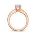 thumbnail image 3 of 1.31 Carat (Ctw VS2, G-H) Emerald-Cut Certified Lab-Grown Diamond Engagement Ring 14K Rose Gold for Women, 3 of 6
