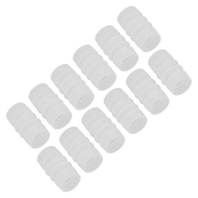 Plastic Hose Joint Barb Hose Fittings Equal Diameter Barb Fittings Pp Plastic Barb Fittings Straight Through Barb Joints 12PCS PP Plastic Hose Joint Equal Diameter Barb Fittings