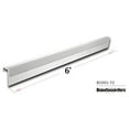 thumbnail image 2 of Baseboarders Basic Series 6 ft Galvanized Steel Easy Slip-On Baseboard Heater Cover for Hydronic [Water] Systems - White | Model #BC001-72, 2 of 4