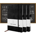 thumbnail image 5 of A5 Notebook, Notebook A5 Note Book Note Pad Journal Notebook A5 Notepad PU Leather Notebook Note Taking 200 Pages (100 Sheets)- Black, 5 of 5