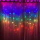 thumbnail image 2 of Cortina de luces LED RGB de 3 x 3/2/1 m, decoración navideña, para casa, dormitorio, boda, guirnalda de hadas, lámpara con enchufe USB y control remoto, 2 of 5
