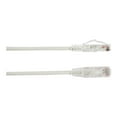 thumbnail image 1 of Black Box Slim-Net - Patch cable - RJ-45 (M) to RJ-45 (M) - 3 ft - UTP - CAT 6a - booted, molded, stranded - white, 1 of 3