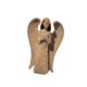 thumbnail image 5 of Figuras de ángel contemporáneas de resina, estatua abstracta, figura decorativa, habitación de lujo Oro, 5 of 8