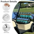 thumbnail image 6 of Yuyamidu Blue Aztec Ethnic Golf Cart Back Rest Seat Covers Gemoetric Club Cart Seat Cover Travel Sports Cart Seat Cushion Covers for 2 Person Seats Golf Cart, 2 Pack, 6 of 7