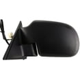 thumbnail image 4 of DAMAIJOY 2pcs Left & Right Driver & Passenger Side Textured Power Heated Operate Manual Folding Exterior Door Rear View Mirror for Olds,for GMC,for Chevy (2) Mirrors Without Auto-Dimming, 4 of 10