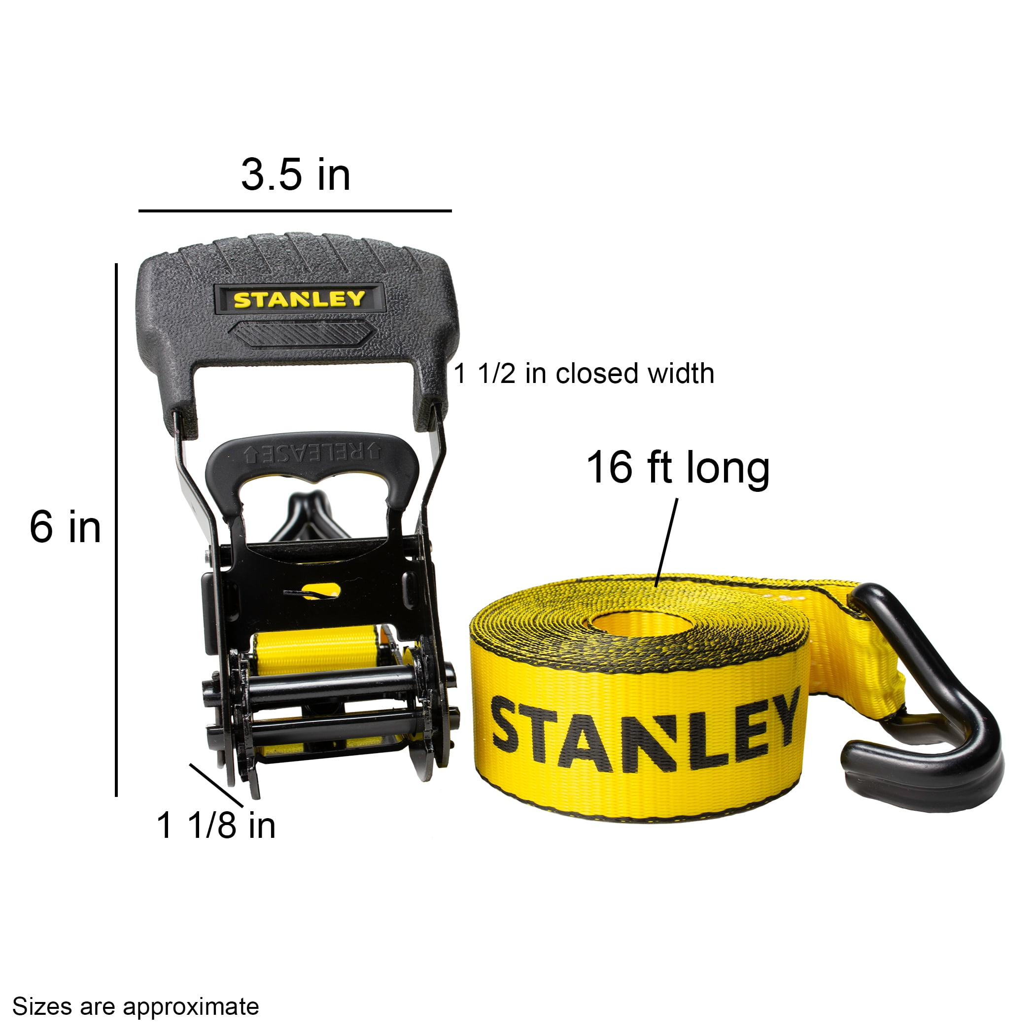 Stanley 8 Pack Ratchet Strap Kit