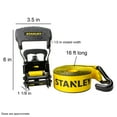thumbnail image 4 of Stanley 2-Pack Ratchet Strap Kit / 1.5 ft. X 16 ft. / 3,300 lb Break Strength, 4 of 7