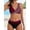 a_Wine, variant on LVHAOGJOB Womens Swimsuits Plus Size Bikini Halter Summer Push Up Two Piece Solid Bathing Suits for Teens