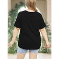 thumbnail image 3 of Womens Graphic s Faith T-Shirts Christian Tshirt Casual Short Sleeve Tops Tee For Adult, Men, Women, Teen, Teenager, Adolescent, Youth, 3 of 5