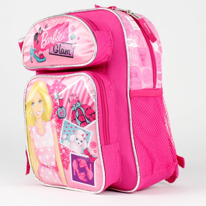 Barbie Glam 12" Girls Pink School Backpack Bag