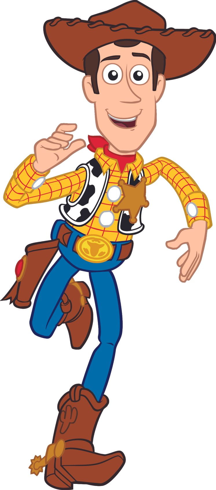 The Sheriff Woody Toys Story Cartoon Customized Name Wall Decal