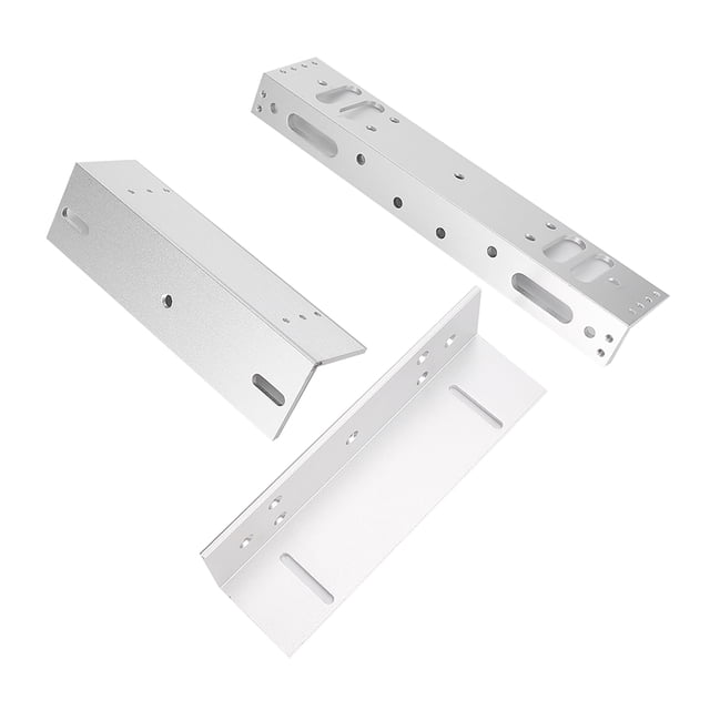 Door LZ Mounting Lock Mounting Bracket, Mounting Bracket Clamp, Safe And Fire Doors for Electric Magnetic Lock Security Doors Inward Opening Doors
