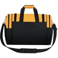 thumbnail image 4 of East West U.S.A D3022 22" Sports Duffle Gym Travel Gear Bag, Yellow/Bk, 4 of 4