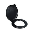 thumbnail image 3 of Asiento de inodoro para acampar con tapa, ligero, redondo, diámetro de 12,01'' para cubo de 20 L, a presión, para emergencias, senderismo,, 3 of 8