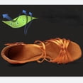 thumbnail image 5 of XIHAHA, zapatos de baile latino para mujer, suelas de gamuza, zapatos de baile de salón Tango Indood, tacones cubanos, zapatos de baile de tacón alto para fiesta, venta al por mayor, 5 of 5