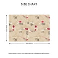 thumbnail image 4 of Placemats Set Of 4 / 6, Envelope Primary Color Placemats For Dining Table Indoor/Outdoors Heat Resistant Washable Placemats 18" X 12", 4 of 8