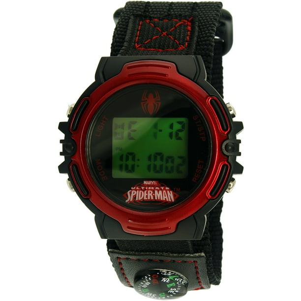 garmin spider man watch black