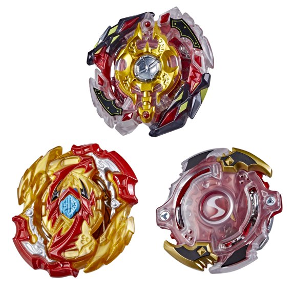 Beyblade Burst Evolution Trio Spryzen, paquete de 3; Legend Spryzen S3, Lord Spryzen S5, Spryzen S2 Balance-Type Battling Game, los mejores juguetes