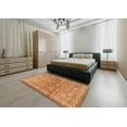 thumbnail image 5 of Ahgly Company Machine Washable Indoor Rectangle Traditional Orange Area Rugs, 6' x 9', 5 of 7