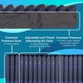 thumbnail image 3 of Medical MedAir Low Air Loss Mattress Replacement System with Alarm, 8" with Quilted Cover Fully Digital with Remote Control, Firm Option, Blue Color., 3 of 9