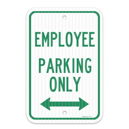 Employee Parking Only Sign, Federal 12