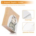 thumbnail image 5 of Yayeee Napkin Holder for Table Kitchen Paper Tissue Organization, Green Cute Cat, 5 of 8