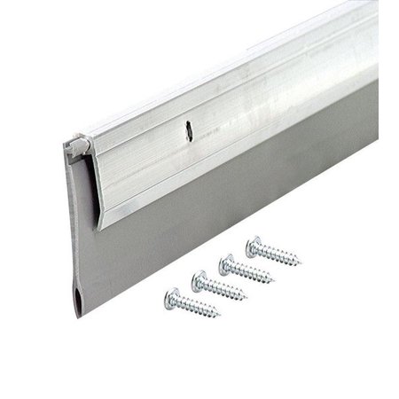 

M-D Silver Aluminum Sweep For Garage Doors 36 in. L X 2 in. T