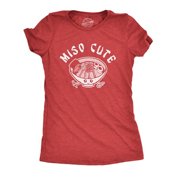 Womens Miso Cute Funny Saying Cool Graphic Design Fun Novelty Tee for Ladies Womens Graphic Tees