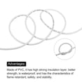 thumbnail image 4 of Uxcell 26AWG Electrical Wire 2 Conductors UL2464 Tinned Copper 16Ft Low Voltage White, 4 of 7