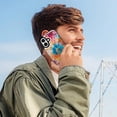 thumbnail image 6 of Compatible with iPhone 11 12 13 mini 14 15 16 Pro Max Plus Wallet Case with Card Holder, PU Leather Kickstand Card Slots Case ( Colorful, iPhone 15 Pro Max), 6 of 7