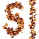 thumbnail image 5 of Corona De Hojas De Arce Artificial De Decoración De Acción De Gracias [Yue Xinghui] Propiedad Intelectual Procesada Hoja De Arce De Otoño Corona De Vid Decorativa Artificial 1x ANGGREK Otros, 5 of 8