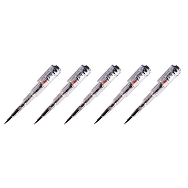 5X Probador EléCtrico Inducido Una Prueba De Agua Destornillador Sonda Probador De Voltaje De Luz Detector 70-250V VoltíMetro De Pluma De Prueba