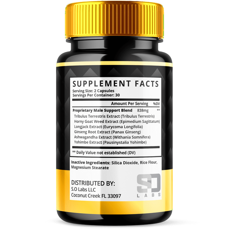 Complément Alimentaire Gymnex Pro Hard Gold - Performance Masculine, énergie, Testostérone