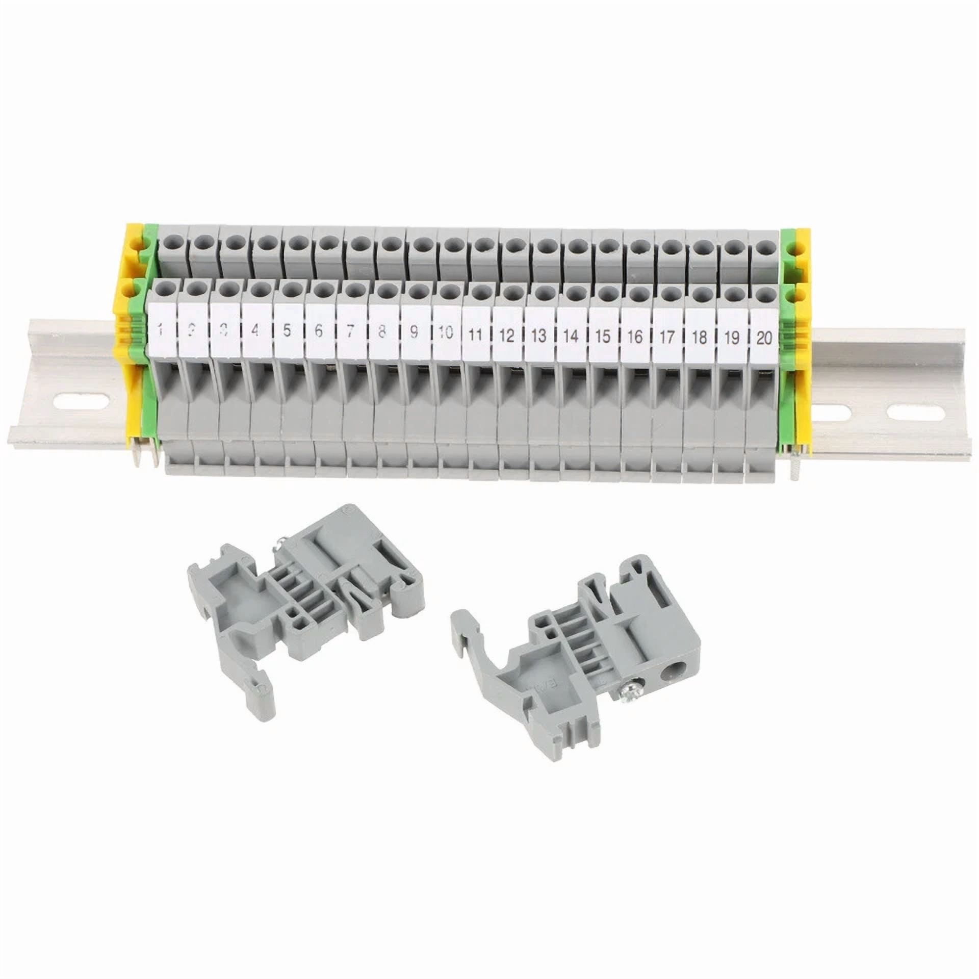 CIRCLE- Marker Strip Rail Connector Ground Proof Terminal Block Enclosure Wire