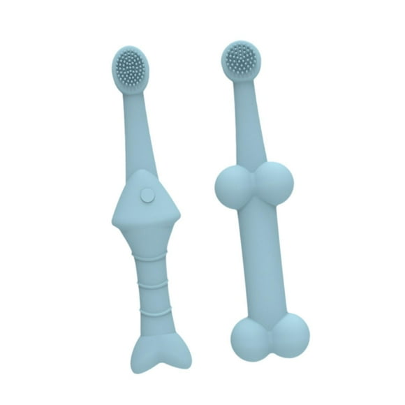 Milaget 2 Pieces Kitten Toothbrush Pet Tooth Cleaning Brush for Small Pets Cat Puppy