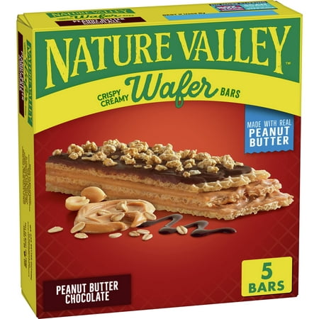 Nature Valley Wafer Bars Peanut Butter Chocolate 1.3 oz 5 ct