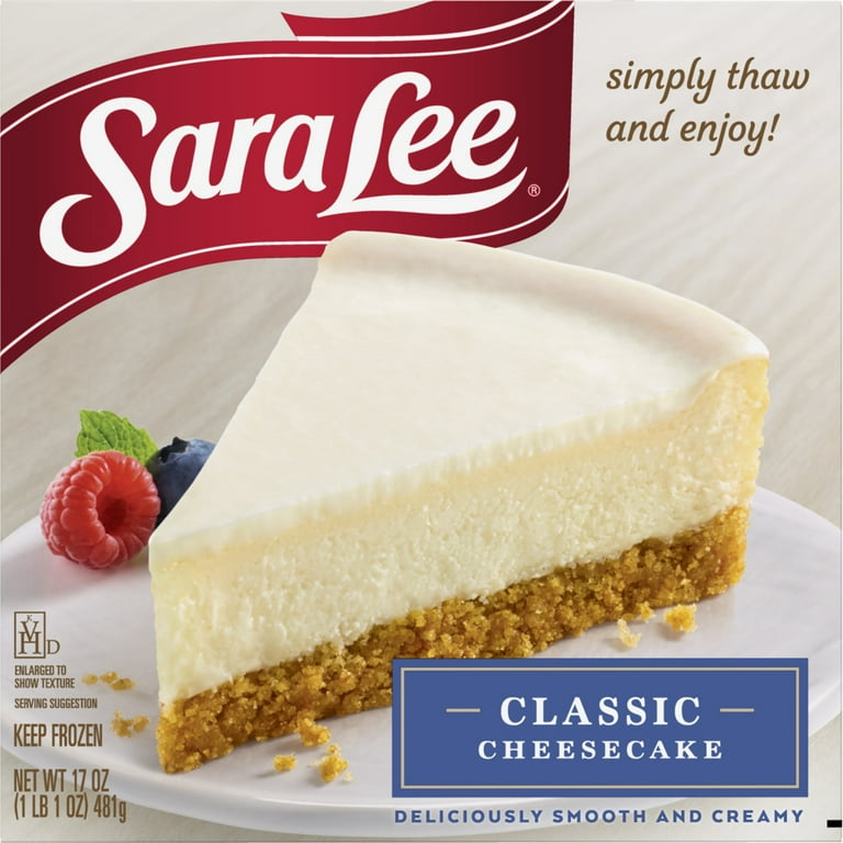 【C23703】Sara Sara Lee Frozen Classic Cheesecake, 17oz, made with real cream